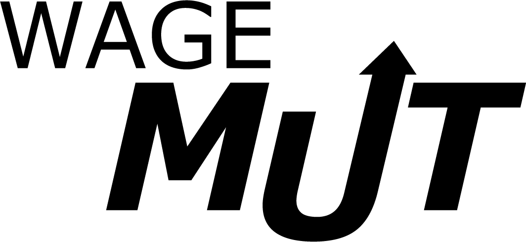 Logo wagemut Logo des Ausstiegs- und Distanzierungsprogramms mit Schriftzug wagemut