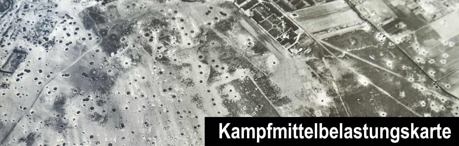 Kampfmittelbelastungskarte des KMBD