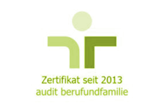 Icon Zertifierter Arbeitgeber für Vereinbarkeit von Beruf und Familie Logo der Zertifizierung als Arbeitgeber mit Vereinbarkeit von Beruf und Familie